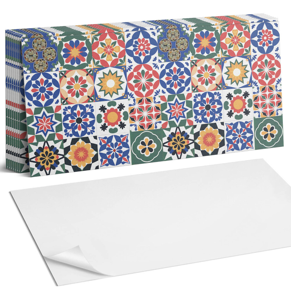 Panou decorativ bucatarie Modele de mozaic în rânduri