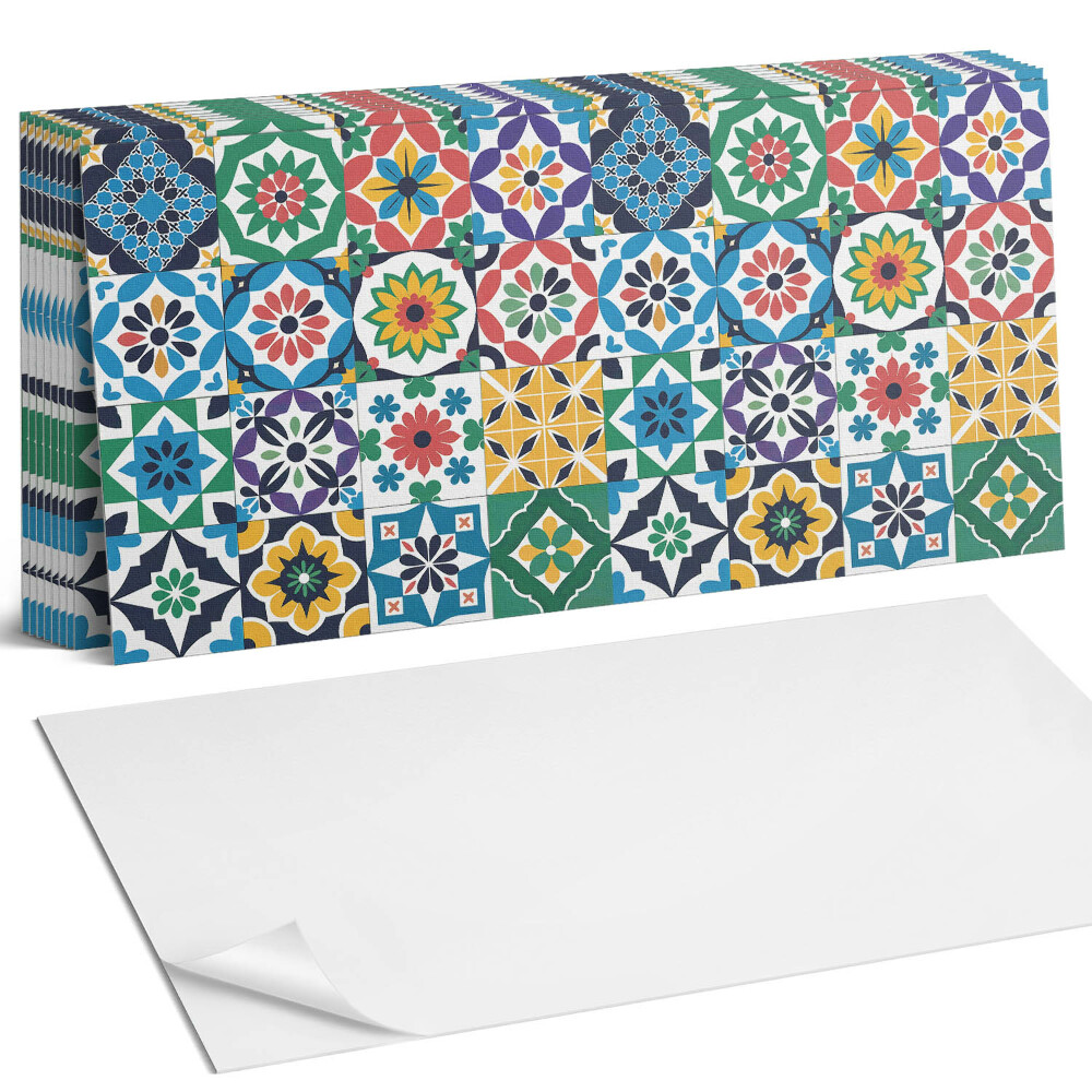 Panou perete Modele de mozaic în carouri