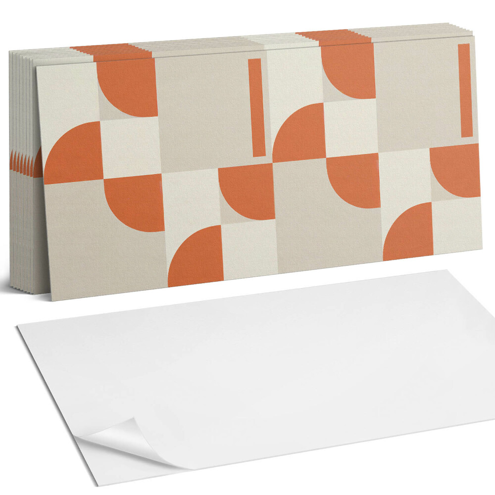 Panou decorativ bucatarie Aranjament abstract de forme