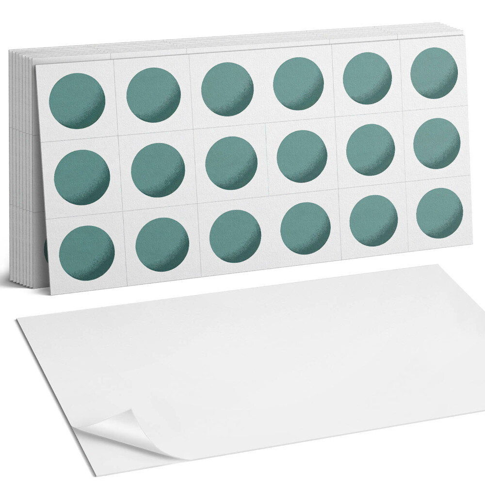 Panou decorativ bucatarie Cercuri geometrice într-o grilă