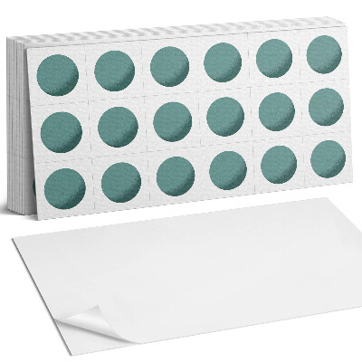 Panou decorativ bucatarie Cercuri geometrice într-o grilă