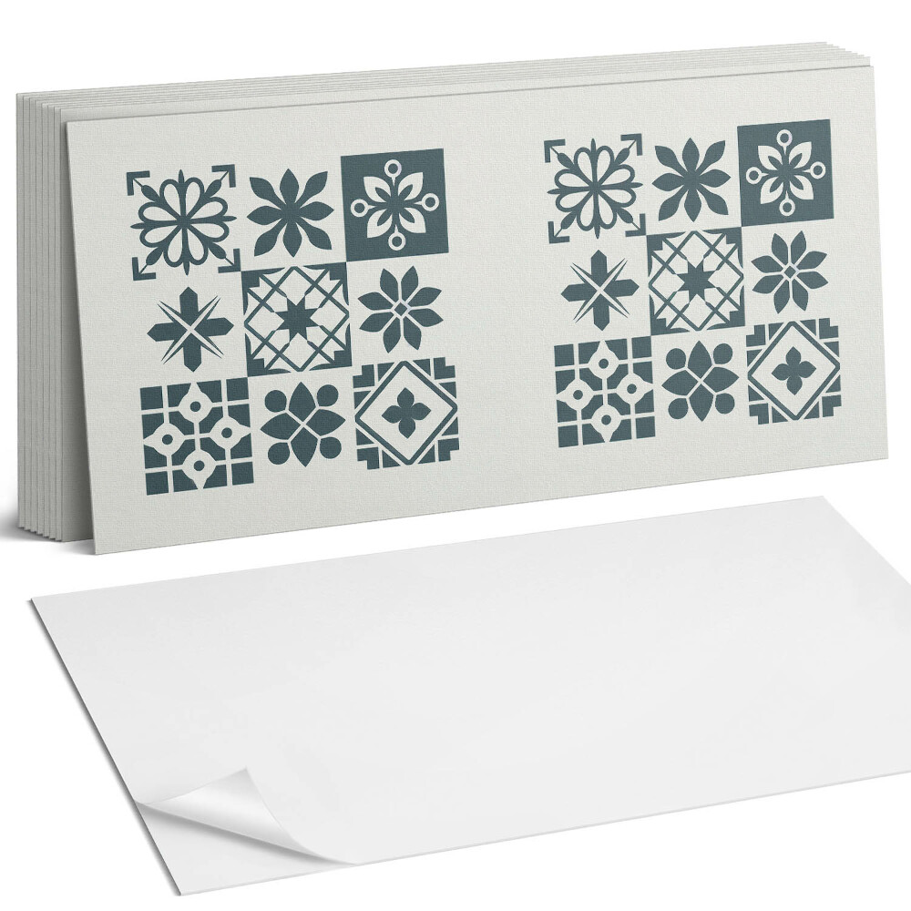 Panou decorativ bucatarie Modele geometrice în machetă