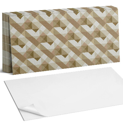 Panou decorativ Geometrie în tonuri de pământ