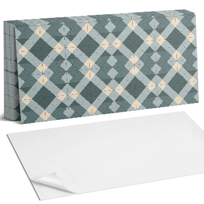 Panou decorativ bucatarie Model geometric de diamant