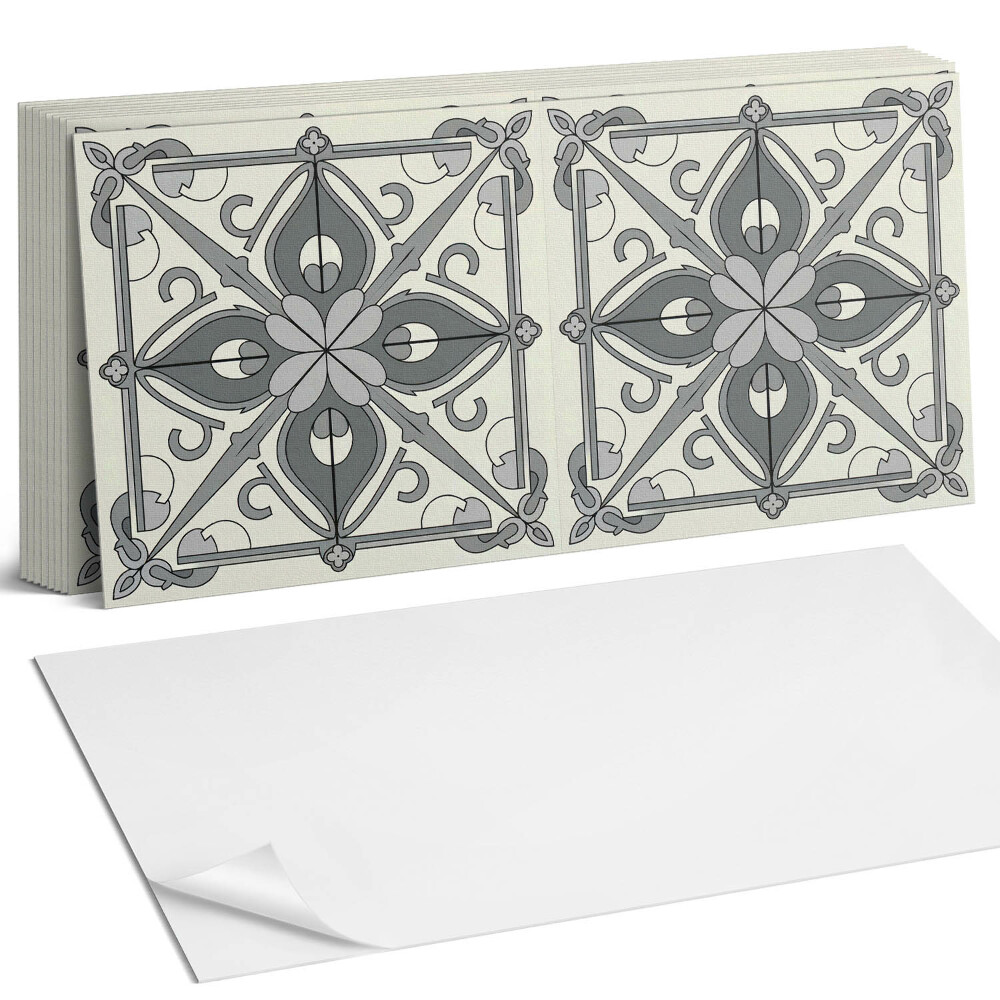 Panou perete Model floral cu simetrie