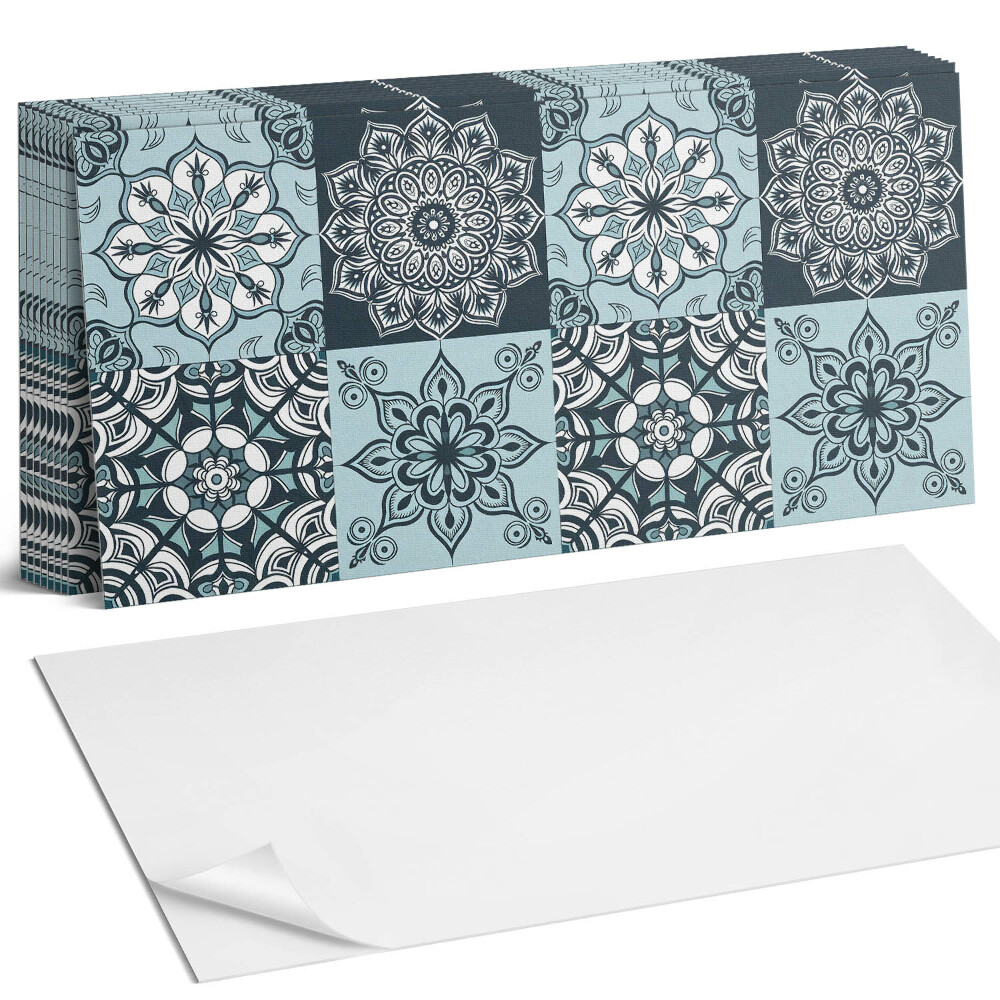 Panou decorativ bucatarie Modele Mandala într-o grilă