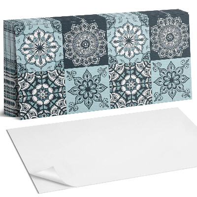 Panou decorativ bucatarie Modele Mandala într-o grilă