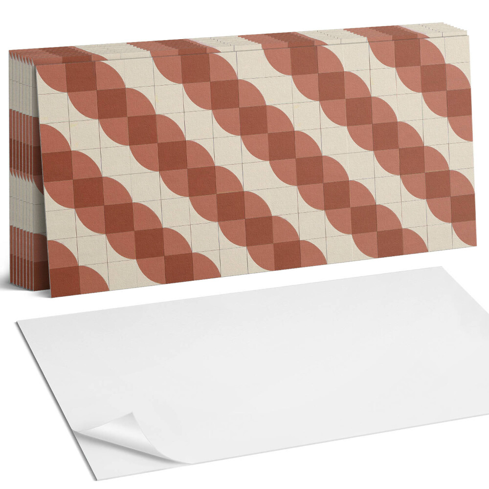 Panou decorativ bucatarie Model geometric ondulat