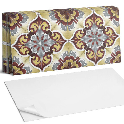 Panou decorativ bucatarie Model decorativ cu motiv floral