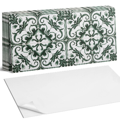 Panou perete Model de plante în pătrate