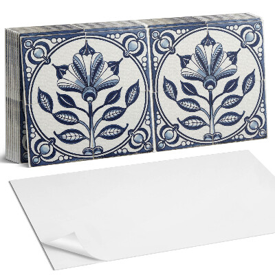 Panou decorativ Model floral pe faianță