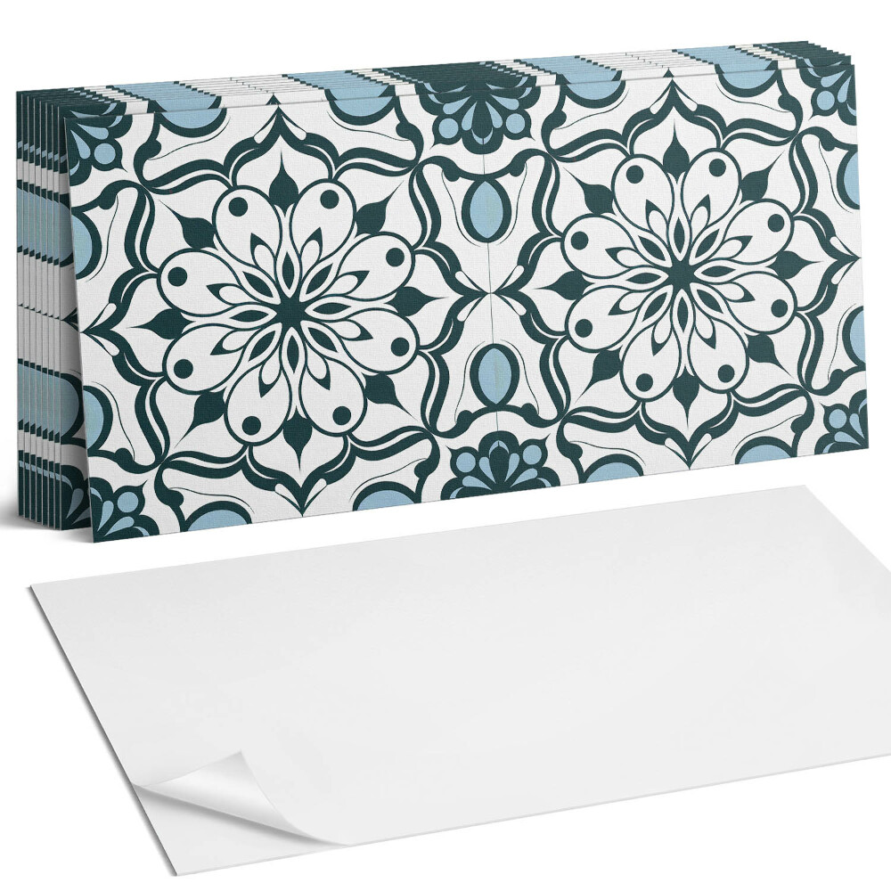 Panou decorativ bucatarie Model floral de mandală