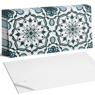 Panou decorativ bucatarie Model floral de mandală