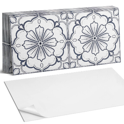 Panou decorativ Model floral pe faianță