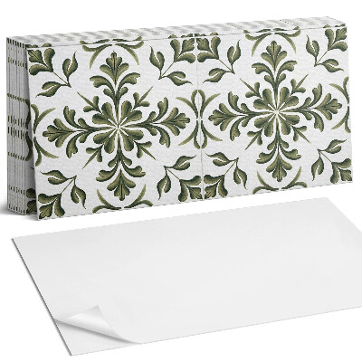 Panou decorativ bucatarie Model de plante pe fundal