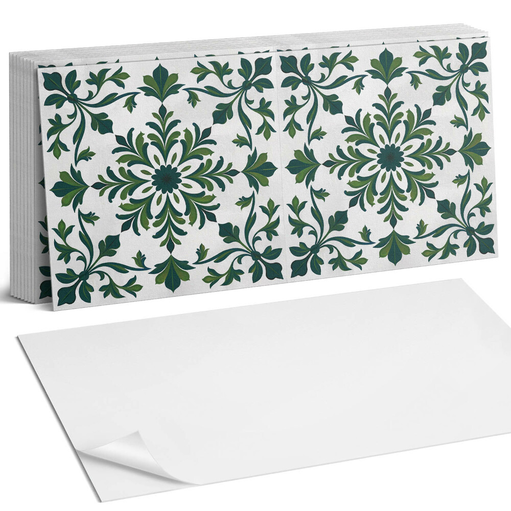 Panou perete Model de plante cu ornamente