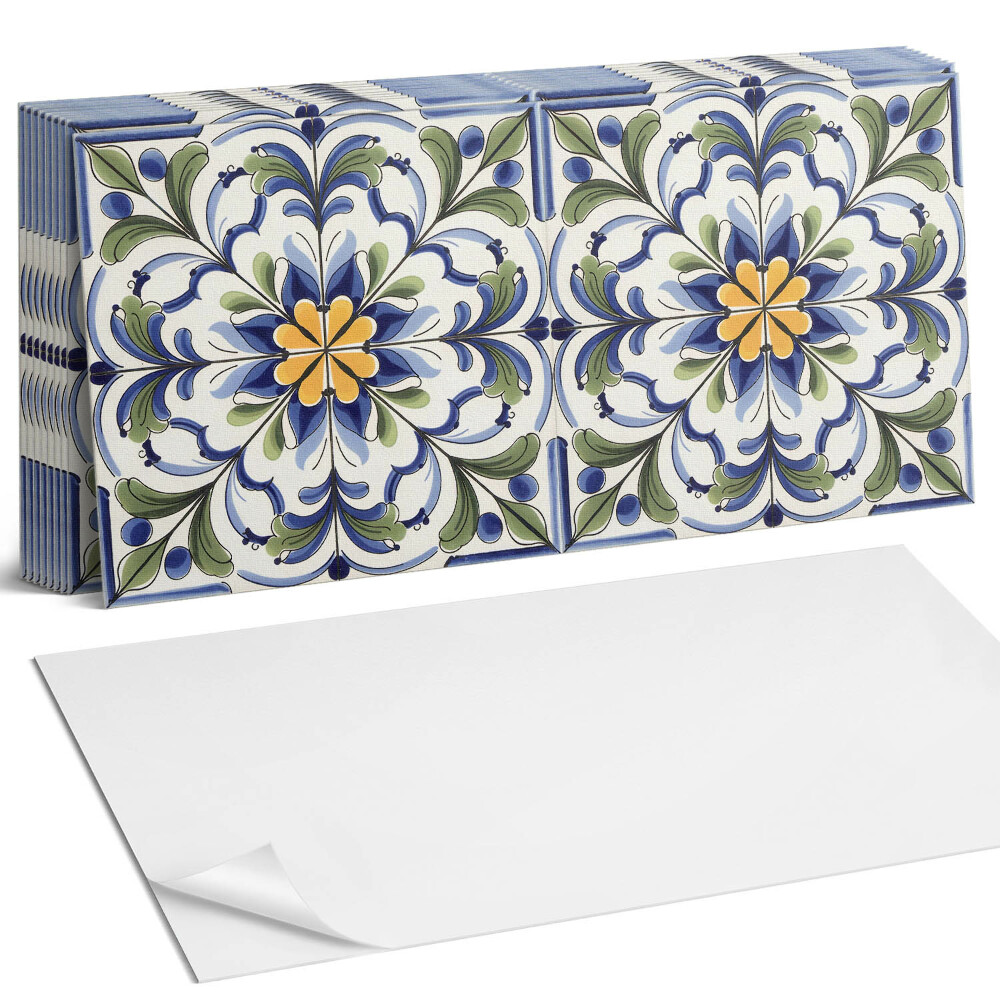 Panou perete Model floral ceramic