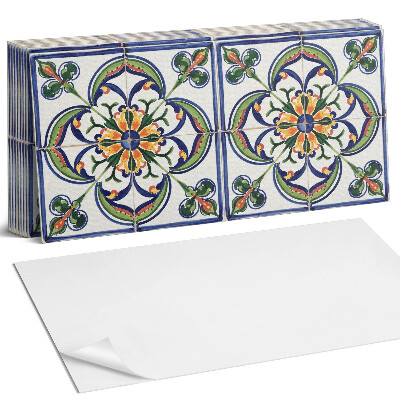 Panou perete Model floral pe faianță