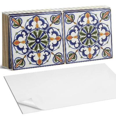 Panou decorativ bucatarie Model de plante cu ornamente