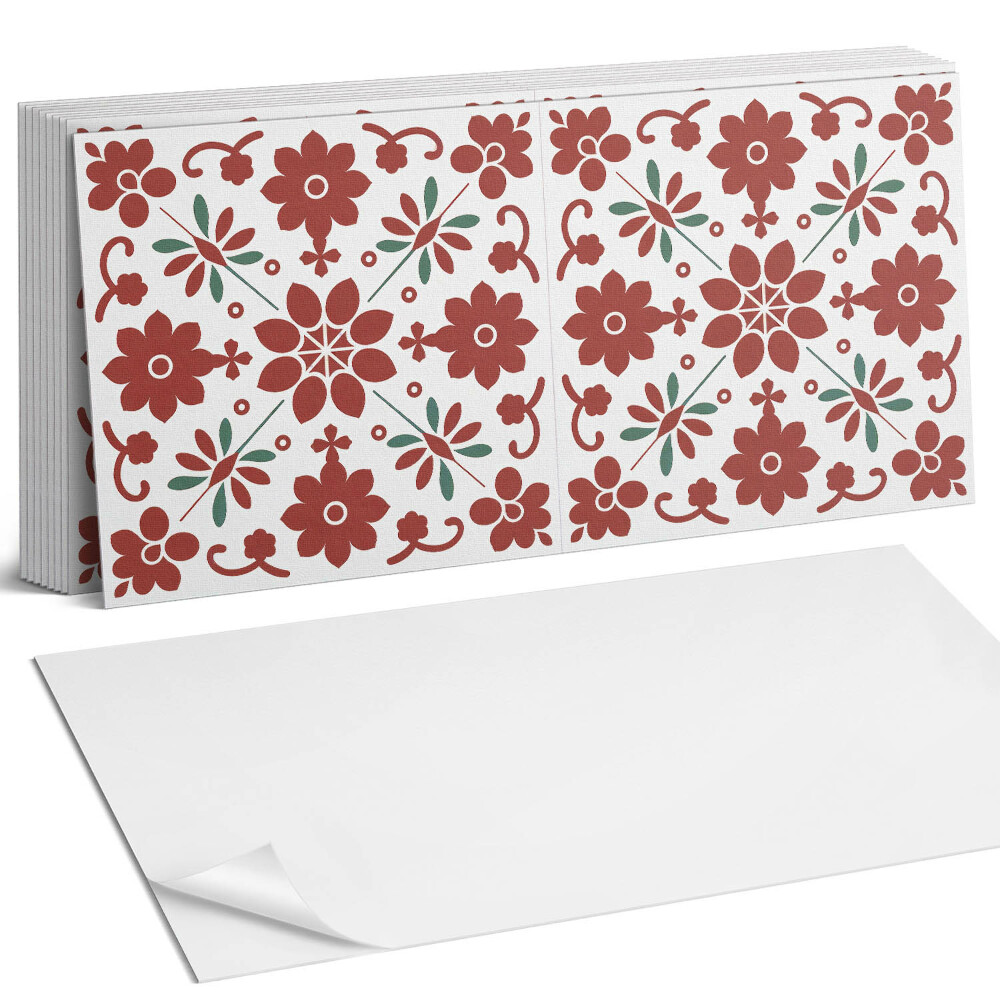 Panou decorativ bucatarie Model floral cu frunze