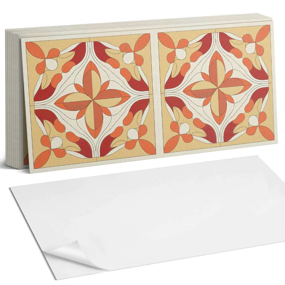 Panou decorativ bucatarie Model floral abstract