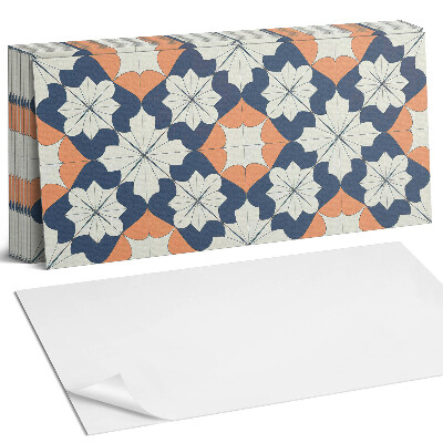 Panou decorativ bucatarie Model floral geometric