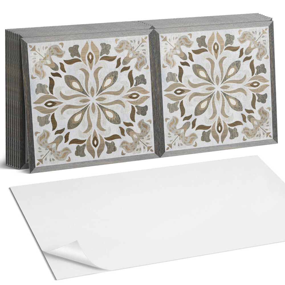 Panou perete Model floral cu simetrie