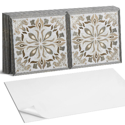 Panou perete Model floral cu simetrie