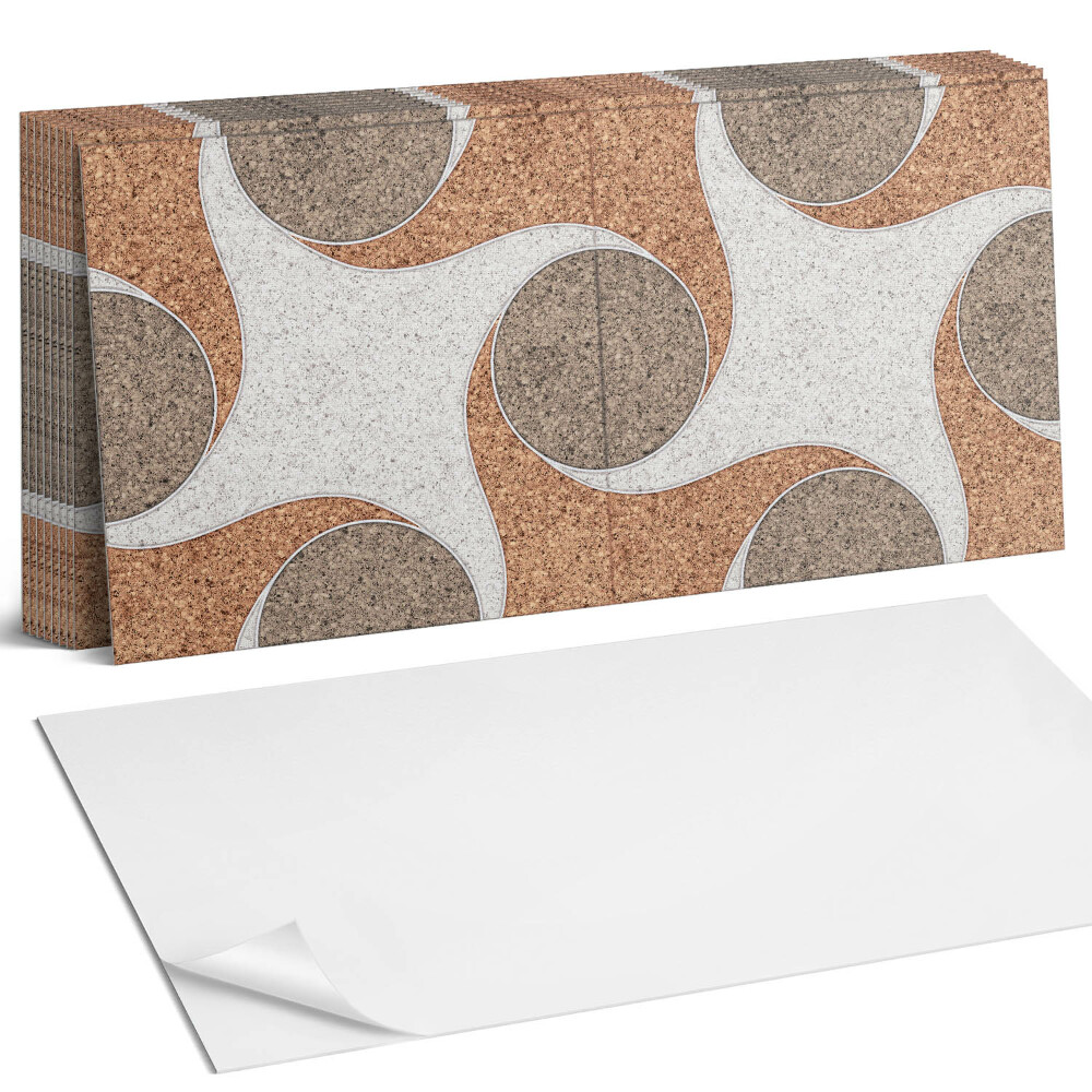 Panou decorativ Model cu cercuri și valuri