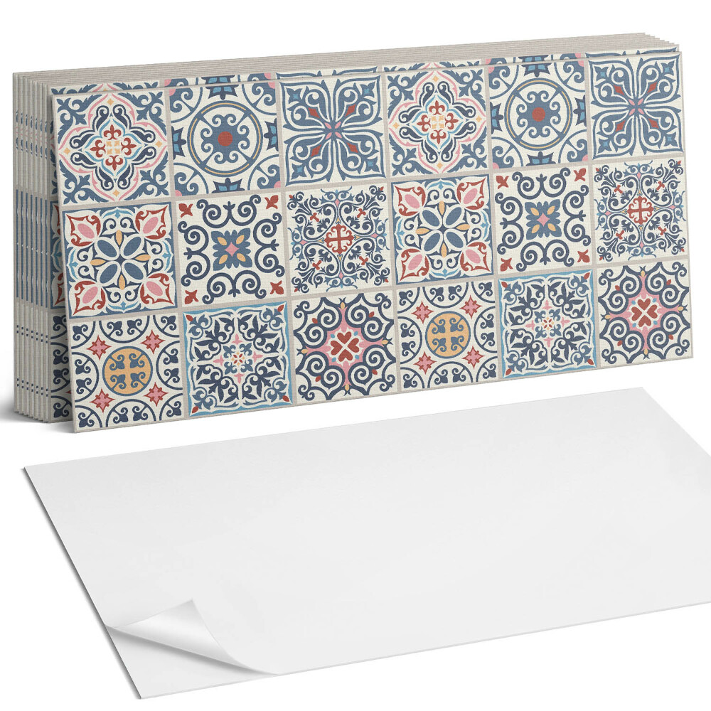 Panou decorativ bucatarie Modele în stil mozaic