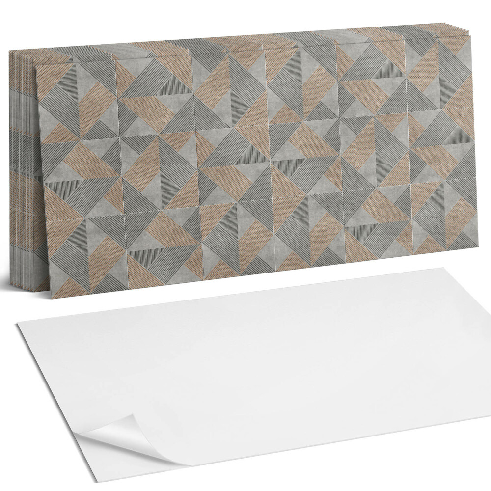 Panou perete Model geometric triunghiular