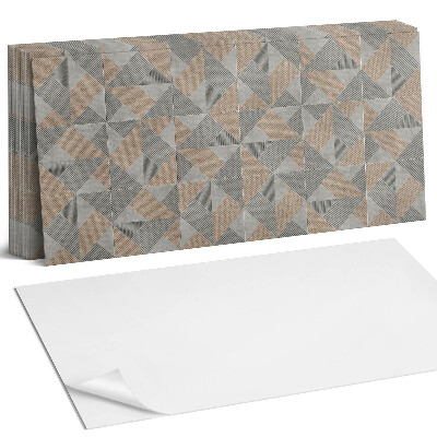 Panou perete Model geometric triunghiular