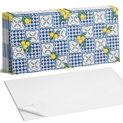 Panou decorativ Motiv de lămâie pe plăci