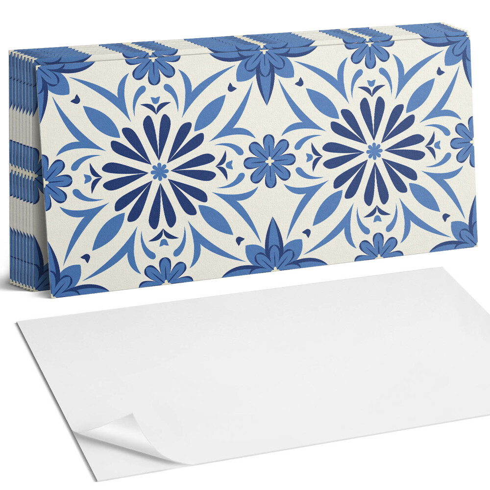 Panou decorativ bucatarie Model floral pe fundal