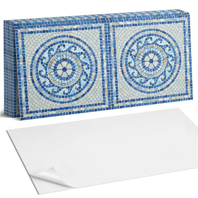 Panou decorativ bucatarie Mozaic în nuanțe de cer