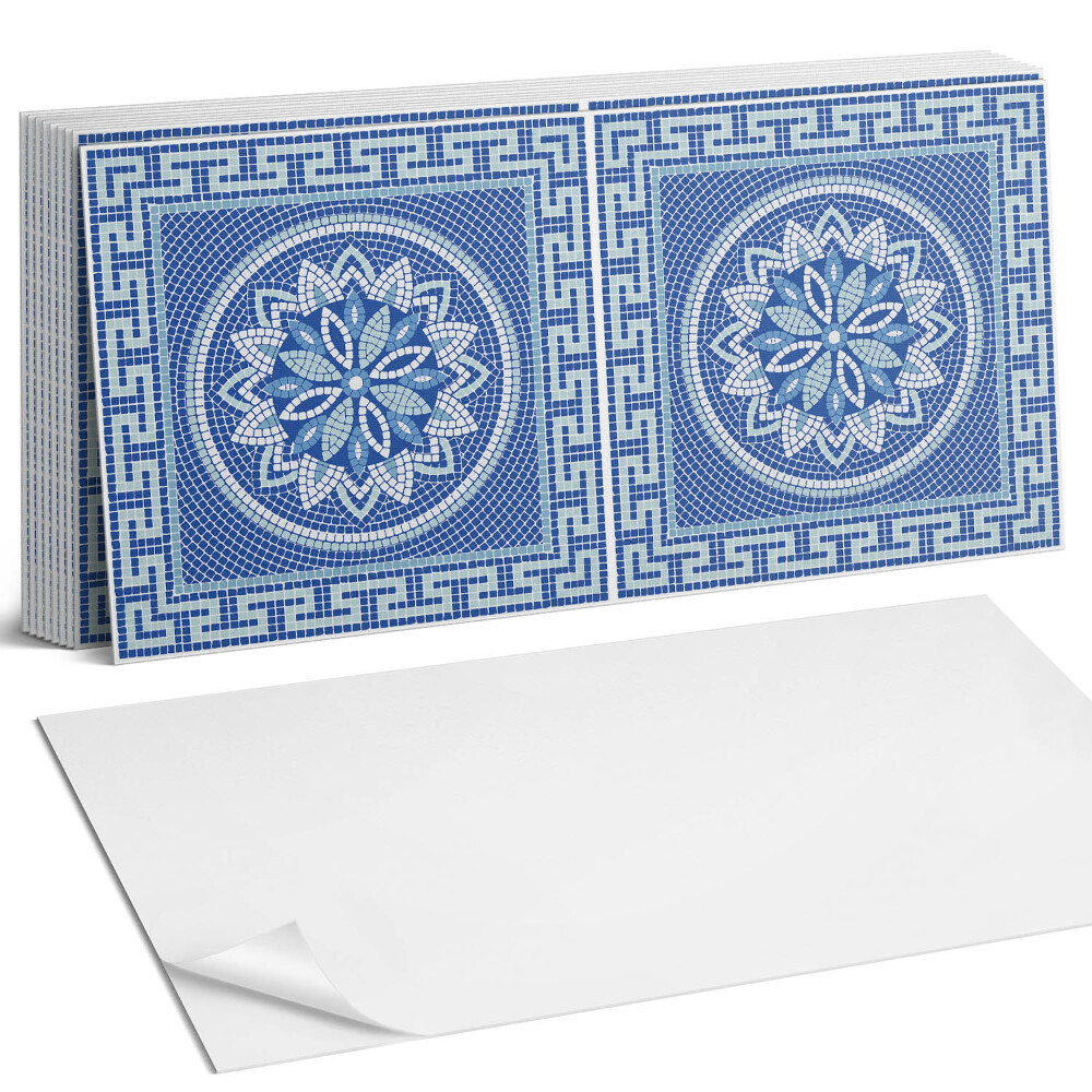 Panou decorativ Design floral cu model mozaic