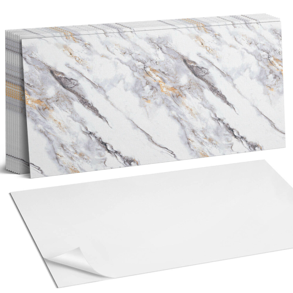 Panou decorativ bucatarie Model elegant de marmură