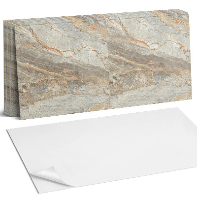 Panou decorativ bucatarie Model de marmură cu vene