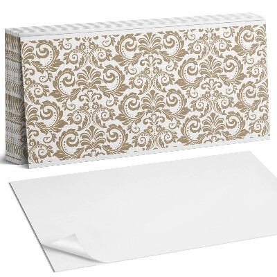 Panou decorativ bucatarie Model de plante cu ornamente