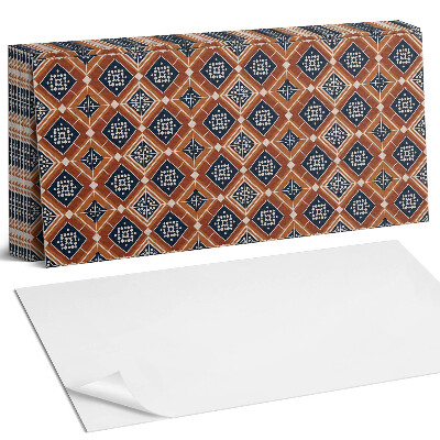 Panou decorativ Geometrie în maro și alb