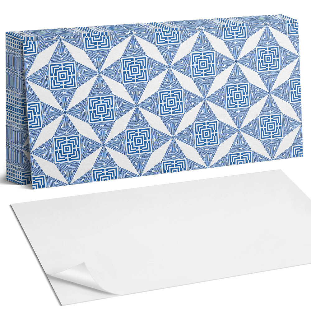 Panou decorativ bucatarie Model de grilă geometrică