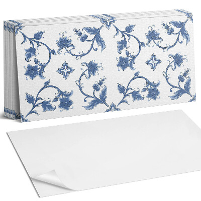 Panou decorativ Model floral pe fundal