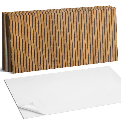 Panou decorativ Plăci verticale din lemn