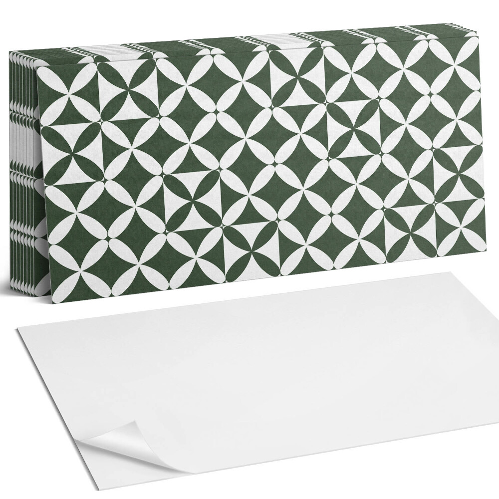 Panou decorativ bucatarie Model geometric în carouri