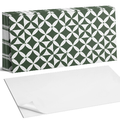 Panou decorativ bucatarie Model geometric în carouri