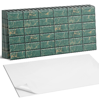 Panou decorativ bucatarie Model de plăci de marmură