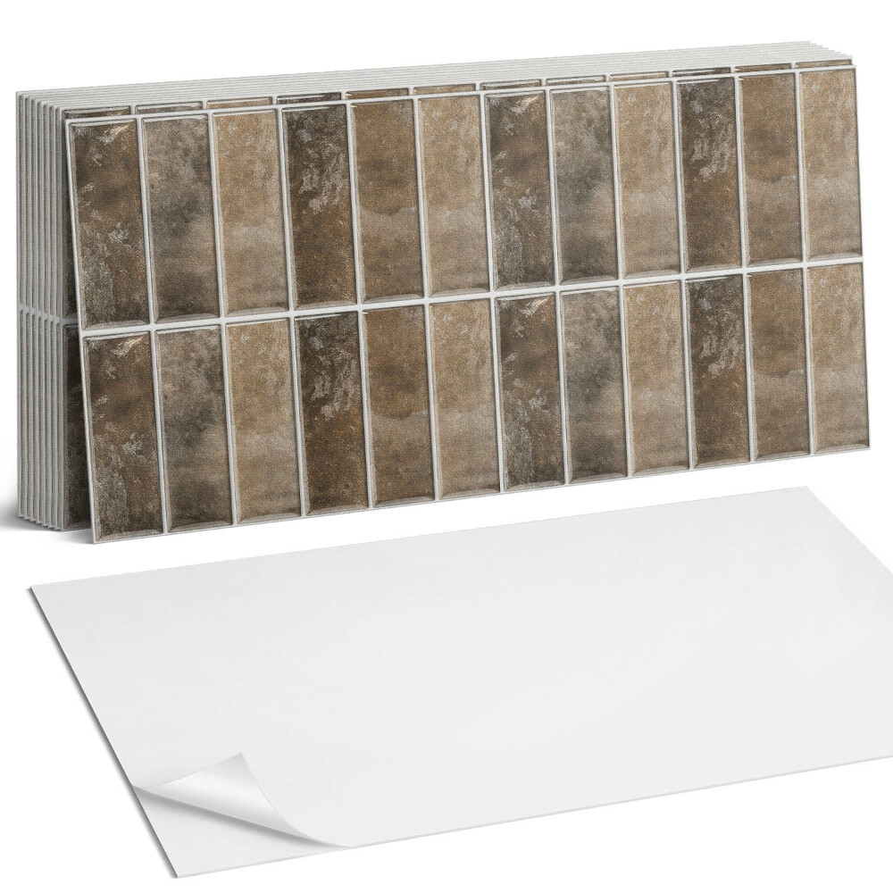 Panou decorativ bucatarie Nervuri verticale pentru țiglă