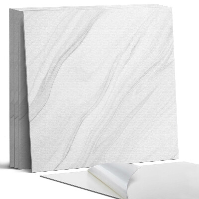 Panou perete pătrat Model de marmură cu valuri