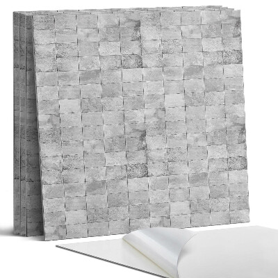 Panou decorativ bucatarie Model de plăci de piatră