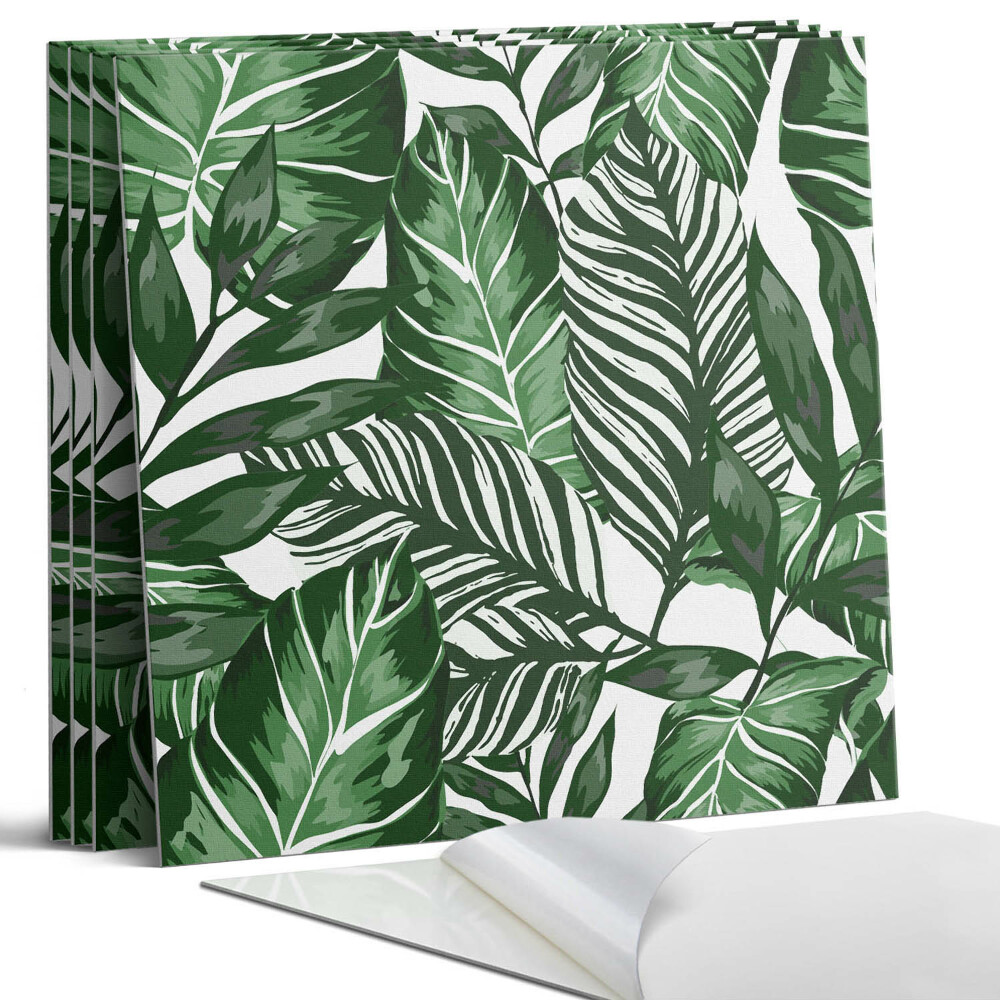 Panou decorativ perete Frunze tropicale în model